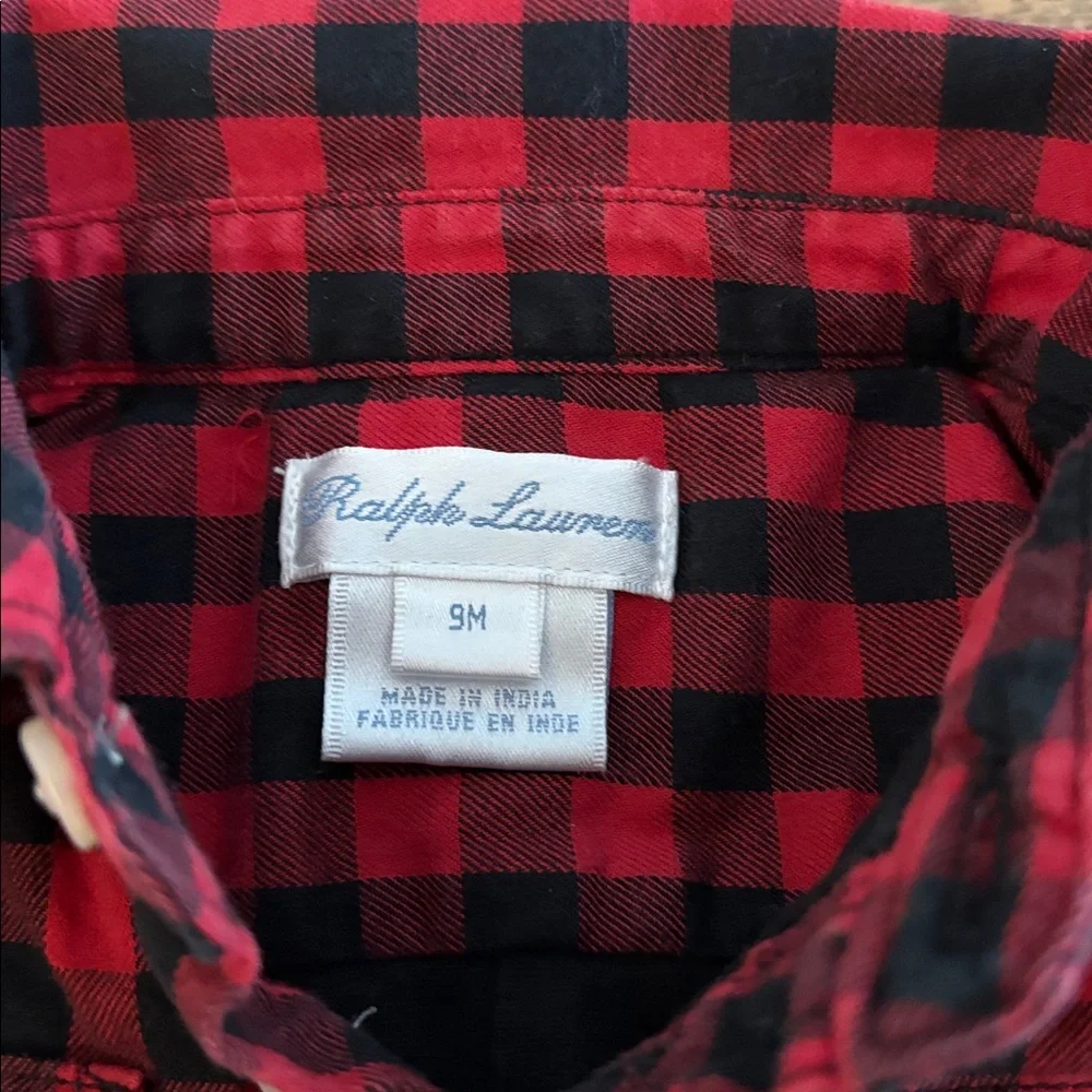 Two Ralph Lauren Long Sleeve Coveralls Size 9 Months Like new!
